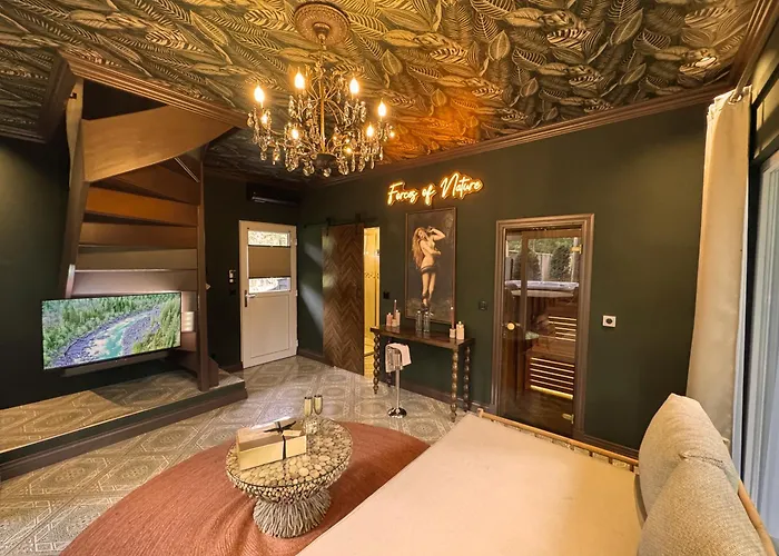 Tatil Evi Wellness Tuin - Ultieme Partner Beleving - Prive Wellness Met Prive Jacuzzi In Prive Tuin, Prive Indoor Sauna En Prive Indoor Stoomcabine In Koloniale Stijl - Gratis Fles Prosecco & Leuke Partner Connect Box ! Horst